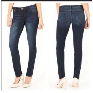 Kut From The Kloth Women's 8 Diana Skinny Jeans Dark Blue Classic Casual Denim